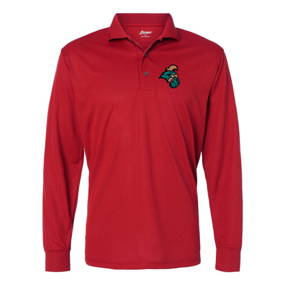 Men's Coastal Carolina Chanticleers Paragon Prescott Long Sleeve Polo