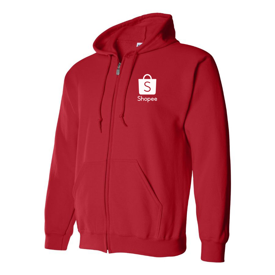 Men's Shopee Logo Zipper Hoodie