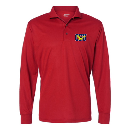Men's  Coppin State Eagles Paragon Prescott Long Sleeve Polo