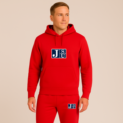 Men's Jackson State Tigers Logo Hoodie Joggers Set