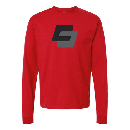 Men's DSD Logo Cotton Long Sleeve T-Shirt
