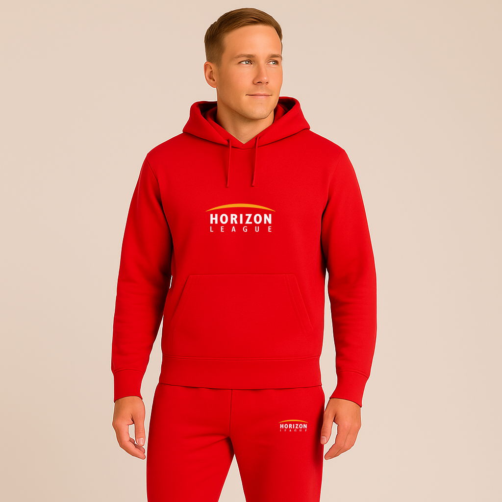 Men's Horizon League Logo Hoodie Joggers Set