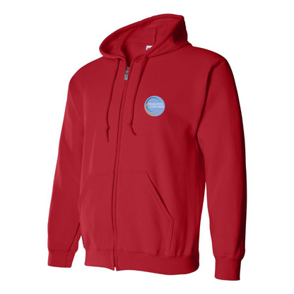Men's Fondation Concorde Logo Zipper Hoodie
