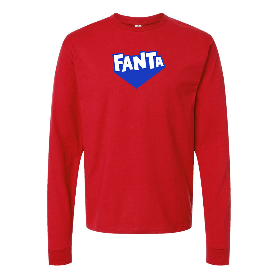 Youth Fanta Logo Cotton Long Sleeve T-Shirt