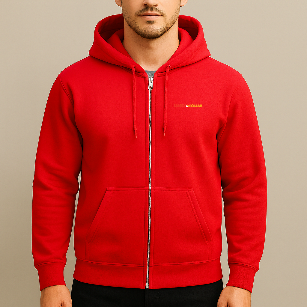 Men's Family Dollar Logo Zipper Hoodie