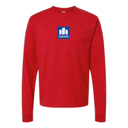 Men's Saehan Motors Logo Long Sleeve T-Shirt