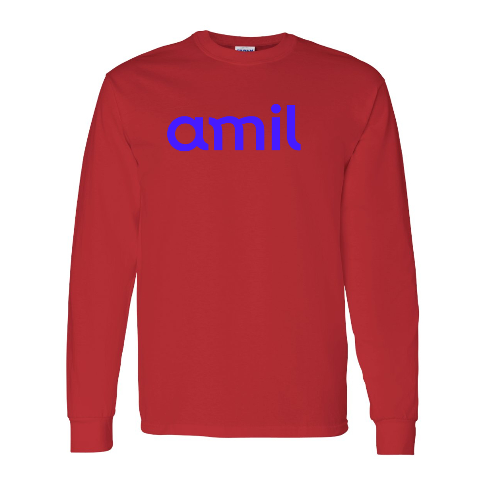 Men's Amil Gildan Heavy Cotton Long Sleeve T-Shirt