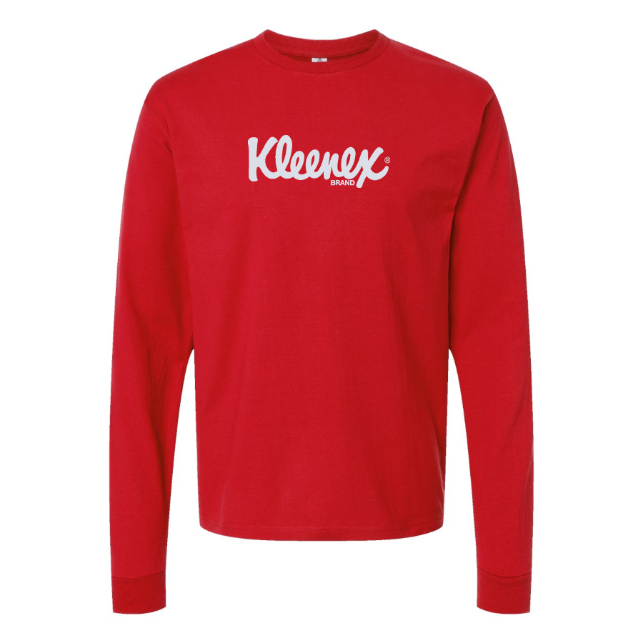 Men's Kleenex Logo Cotton Long Sleeve T-Shirt