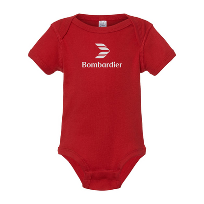 Bombardier Logo Baby Onesie Romper