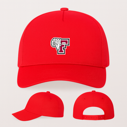 Fordham Rams Logo Five Panel Twill Snapback Cap