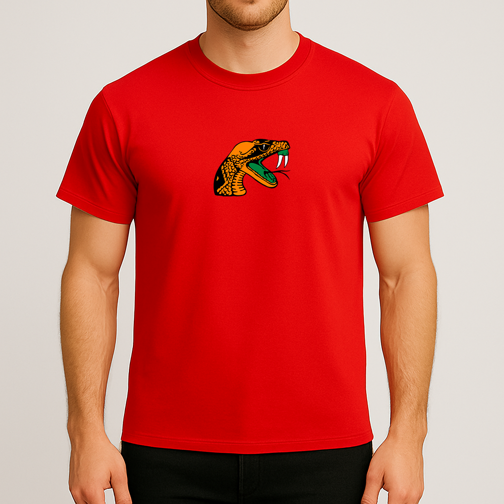 Men's Florida AM Rattlers Logo Cotton T-Shirt