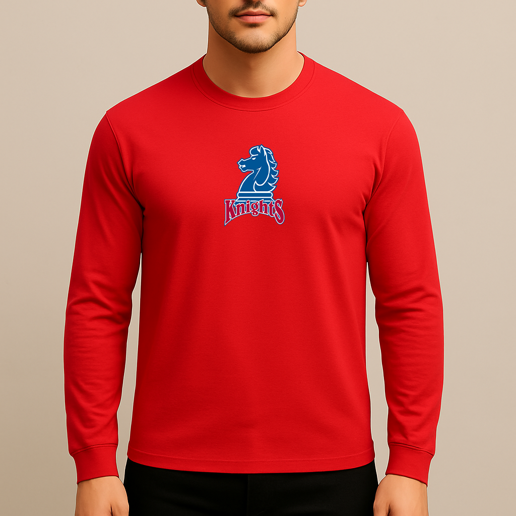 Men's Fairleigh Dickinson Knights Logo Long Sleeve T-Shirt