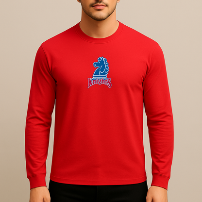 Men's Fairleigh Dickinson Knights Logo Long Sleeve T-Shirt