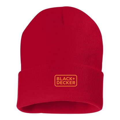 Black Decker Logo Beanie Hat