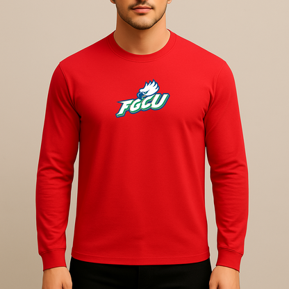 Men's Florida Gulf Coast Eagles Logo Long Sleeve T-Shirt