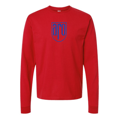 Men's ARO Logo Cotton Long Sleeve T-Shirt