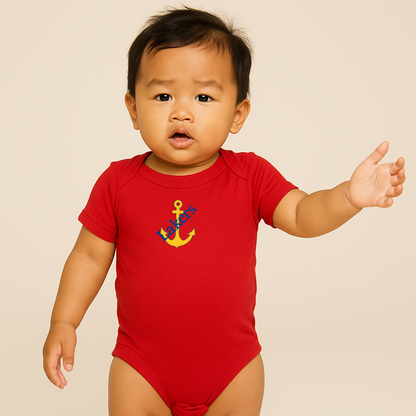 Lake Superior State Lakers Logo Baby Romper Onesie