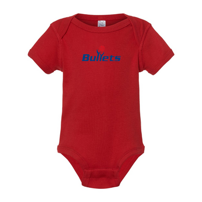 Baltimore Bullets  Logo Baby Onesie Romper