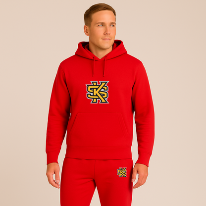 Men's Kennesaw State Owls Logo Hoodie Joggers Set
