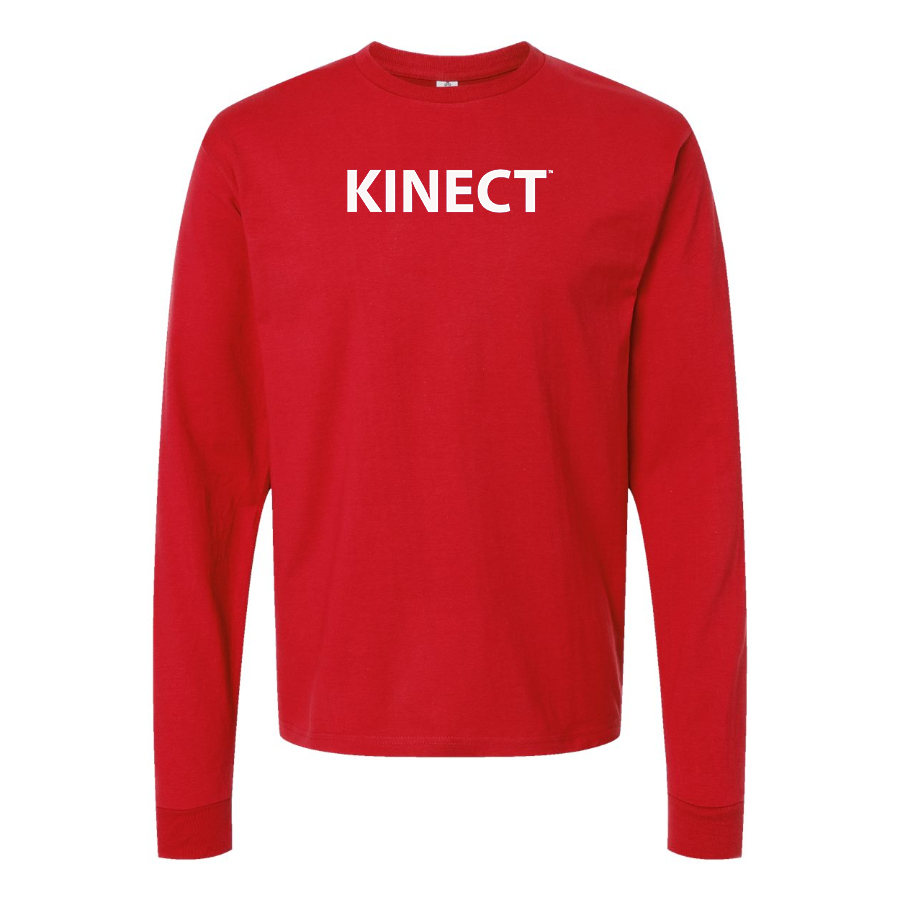 Men's Kinect Logo  Cotton Long Sleeve T-Shirt