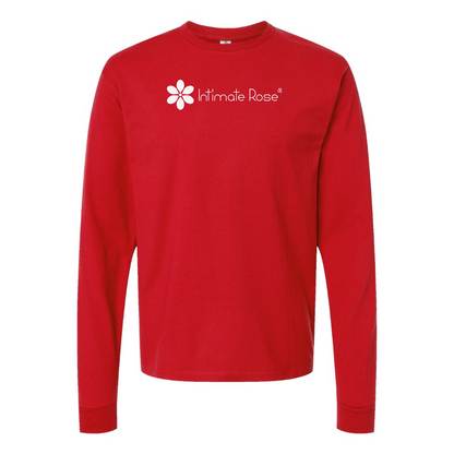 Men's Intimate Rose   Logo  Cotton Long Sleeve T-Shirt