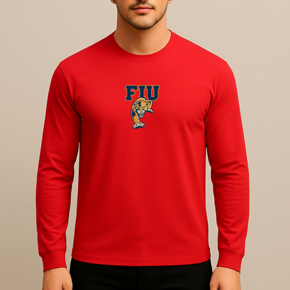 Men's FIU Panthers Logo Long Sleeve T-Shirt