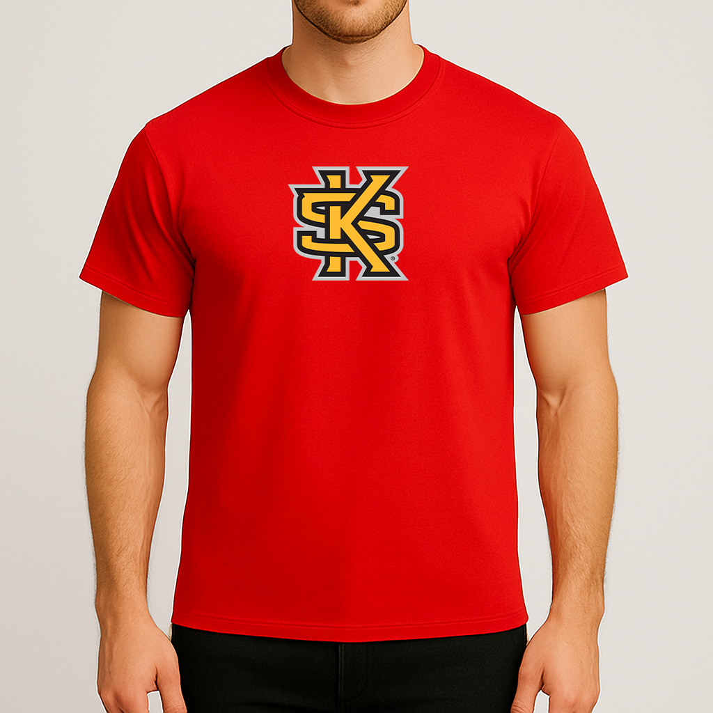 Men's Kennesaw State Owls Logo Cotton T-Shirt