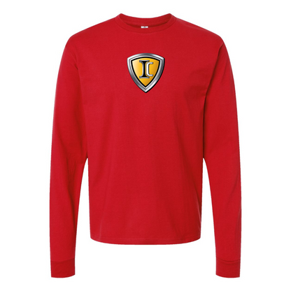 Men's IC Bus  Logo Cotton Long Sleeve T-Shirt