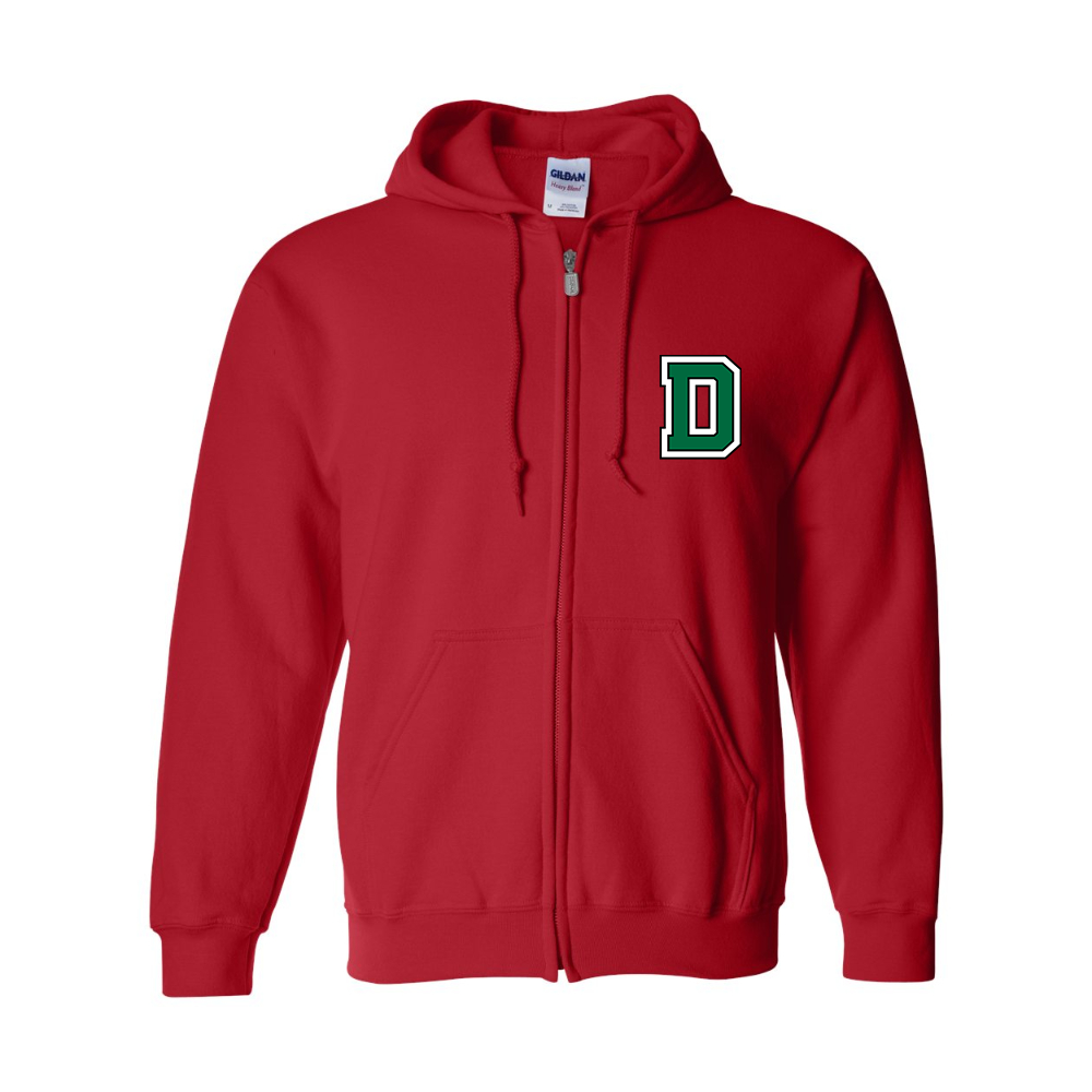 Men's Dartmouth Big Green  Gildan  Heavy Blend Full Zip Hooded Sweatshirt