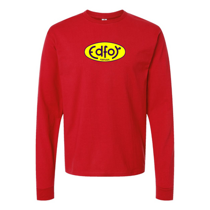 Men's Edfor Grand Sport Logo Cotton Long Sleeve T-Shirt