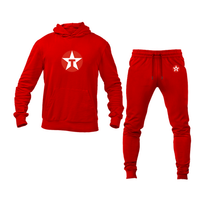 Men's Texaco Logo Hoodie Joggers Set