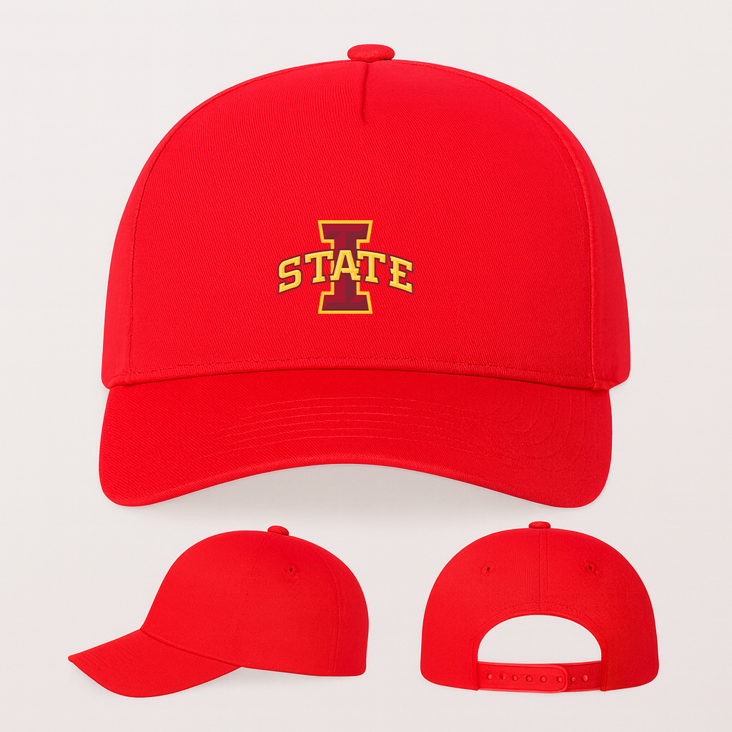 Iowa State Cyclones Logo Five Panel Twill Snapback Cap