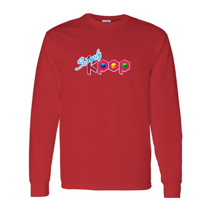 Men's  Simply Kpop  Gildan Heavy Cotton Long Sleeve T-Shirt