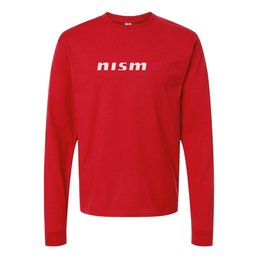 Men's Nismo Logo Cotton Long Sleeve T-Shirt