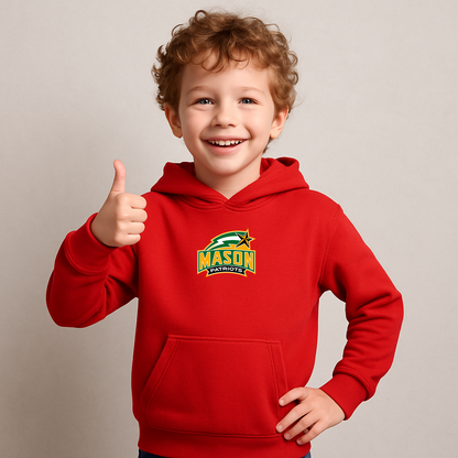 Youth George Mason Patriots Logo Pullover Hoodie