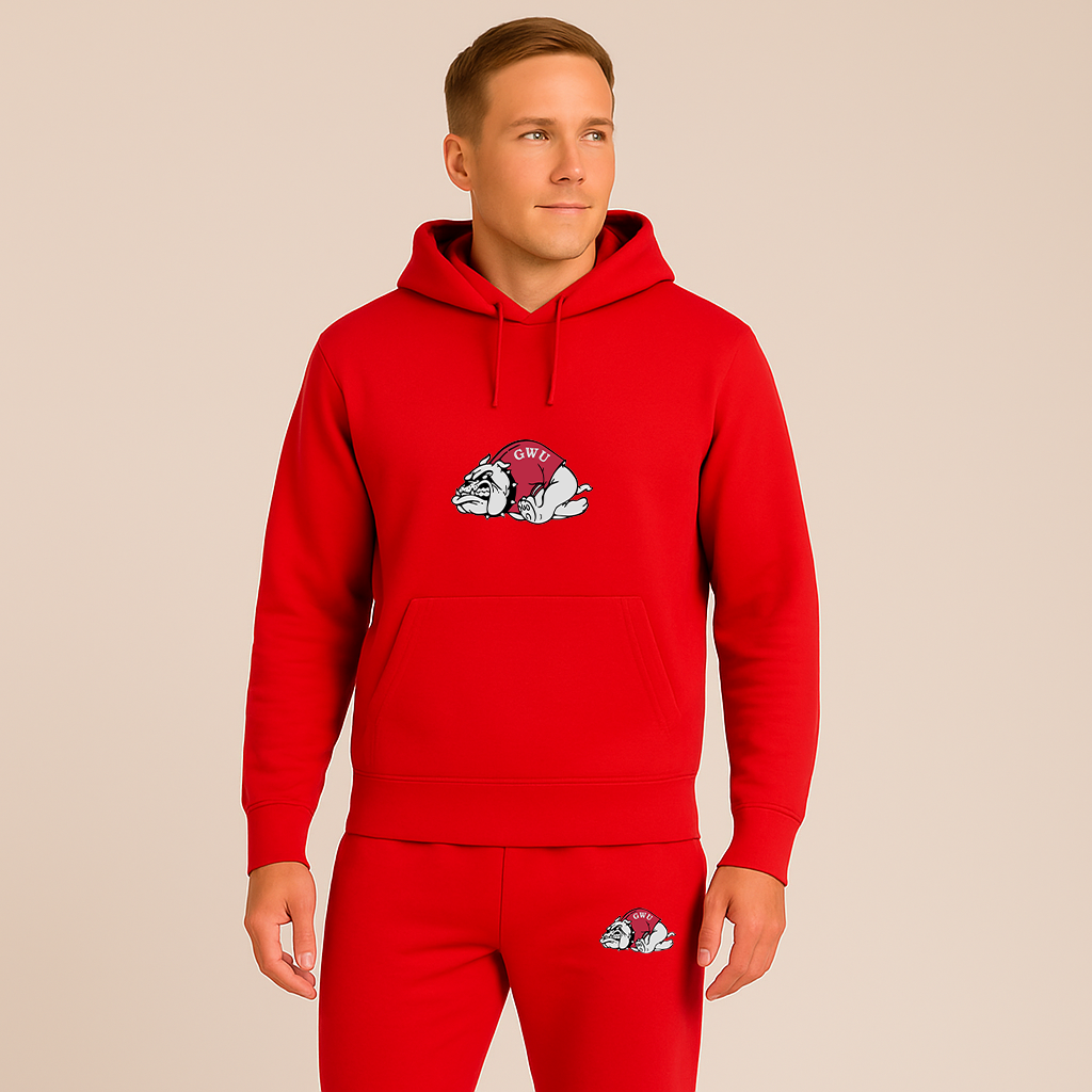 Men's Gardner Webb Bulldogs Logo Hoodie Joggers Set