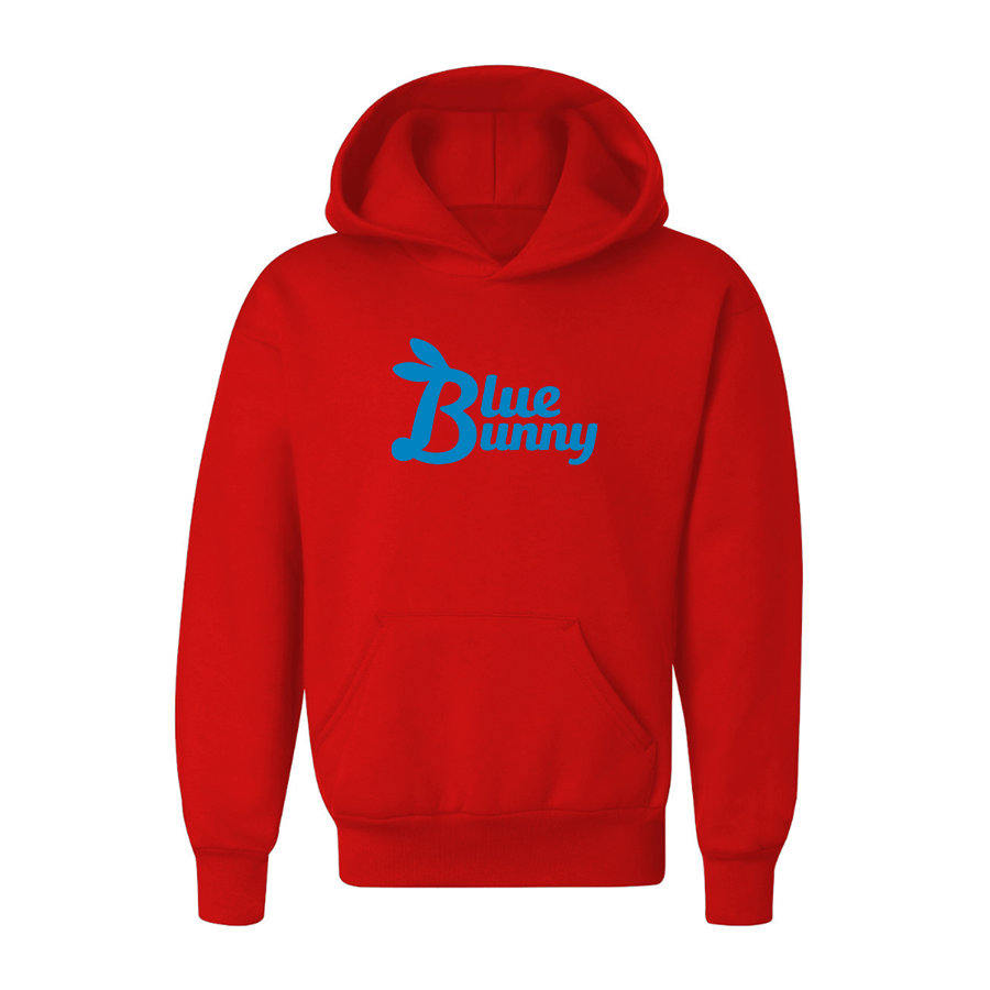 Youth Blue Bunny  Logo Pullover Hoodie