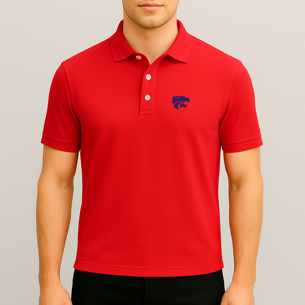 Men's Kansas State Wildcats Logo Dry Blend Polo