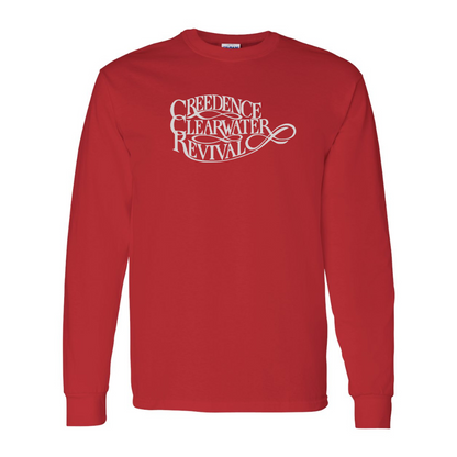 Men's Creedence Clearwater Revival Gildan Heavy Cotton Long Sleeve T-Shirt
