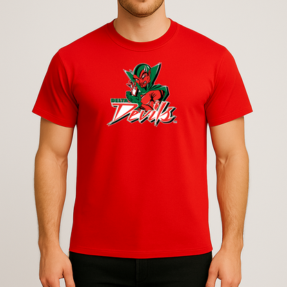 Men's MVSU Delta Devils Logo Cotton T-Shirt