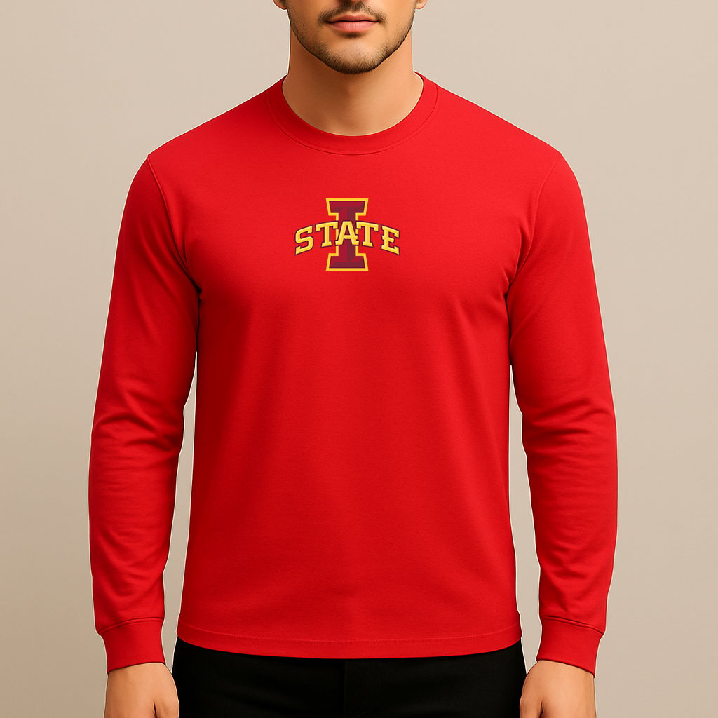 Men's Iowa State Cyclones Logo Long Sleeve T-Shirt