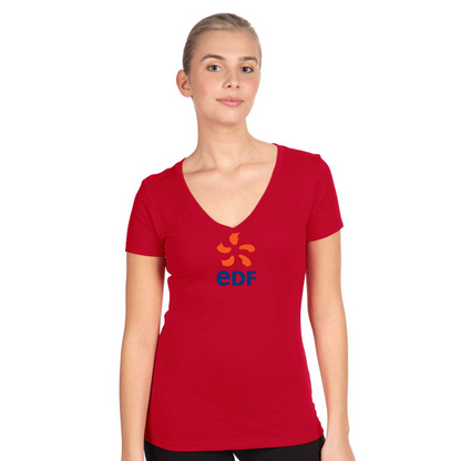 Women's Edf Next Level V-Neck T-Shirt
