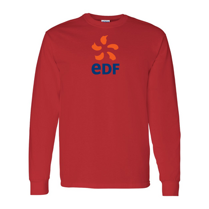 Men's Edf Gildan Heavy Cotton Long Sleeve T-Shirt