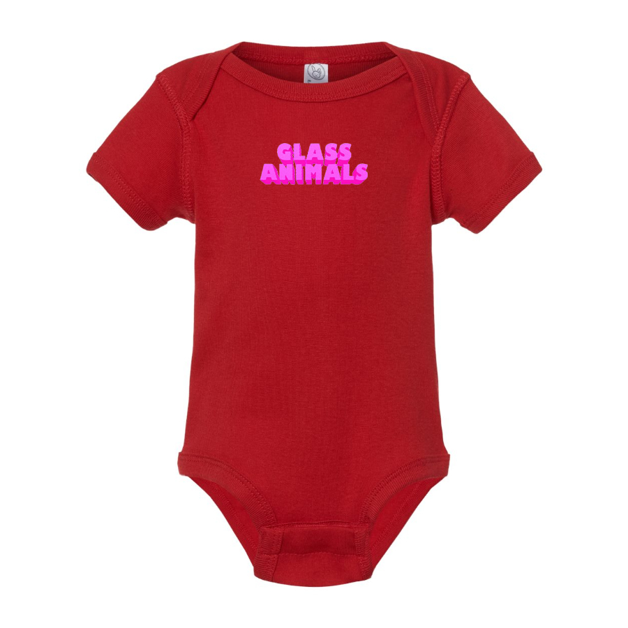 Glass Animals  Logo Baby Onesie Romper