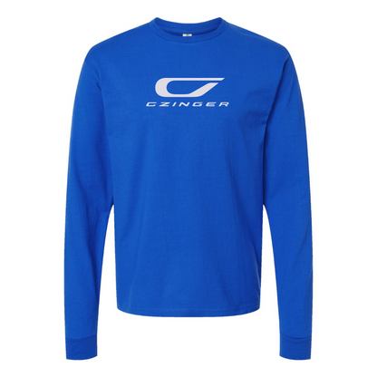 Men's Czinger Logo Cotton Long Sleeve T-Shirt