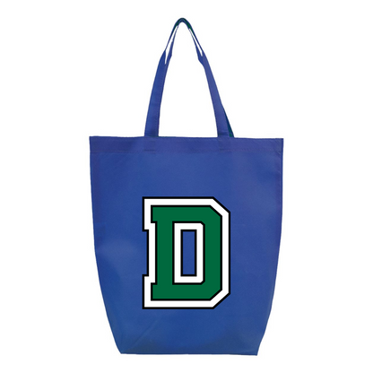 Dartmouth Big Green Q-Tees Non-Woven Gusset Bottom Tote