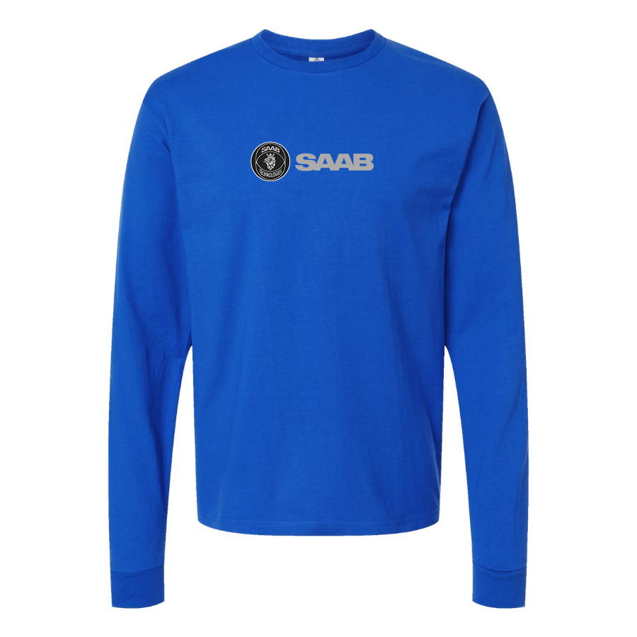 Men's Saab Logo Long Sleeve T-Shirt