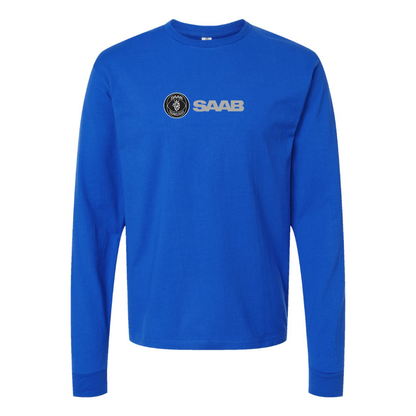 Men's Saab Logo Long Sleeve T-Shirt
