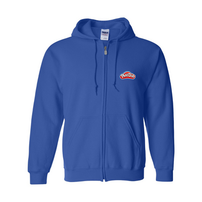Men's Play Doh Gildan  Heavy Blend Full Zip Hooded Sweatshirt