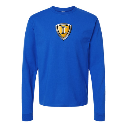 Men's IC Bus  Logo Cotton Long Sleeve T-Shirt